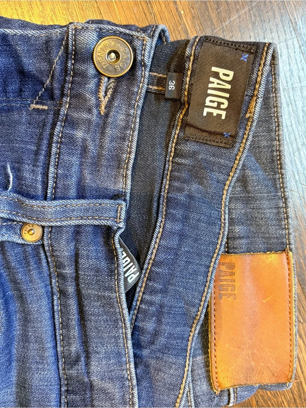 Men’s PAIGE “Lennox” size 36 jeans - color “Russ”